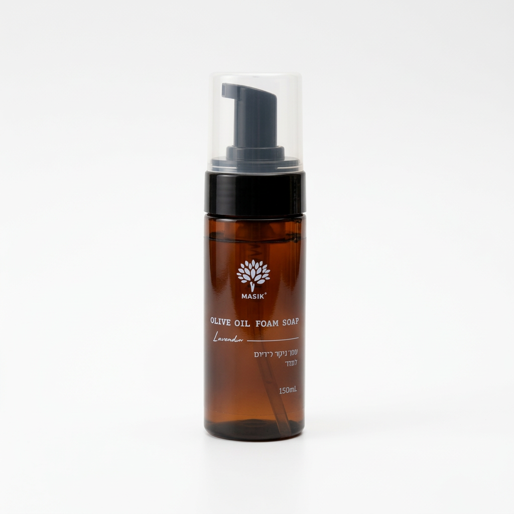 חדש! סבון נוזלי טבעי מקציף - לבנדר