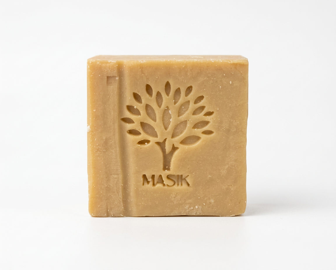 סבון טבעי שמן קיק וחימר צהוב ללא אריזה