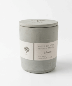 נר בעבודת יד - וניל